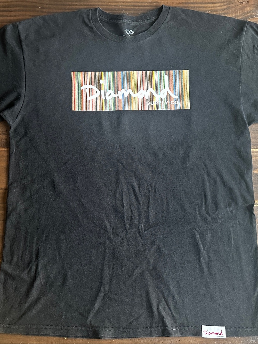 Diamond Supply Co. Men's Black Logo Graphic T-Shirt